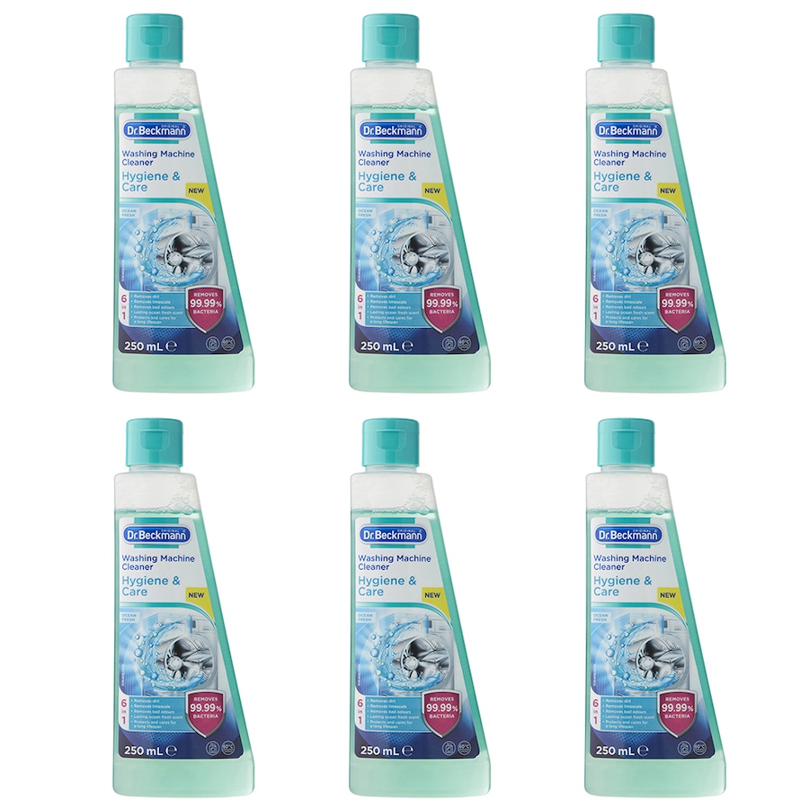 6x Dr Beckmann Washing Machine Cleaner Hygiene & Care Dirt Remover Ocean Fresh