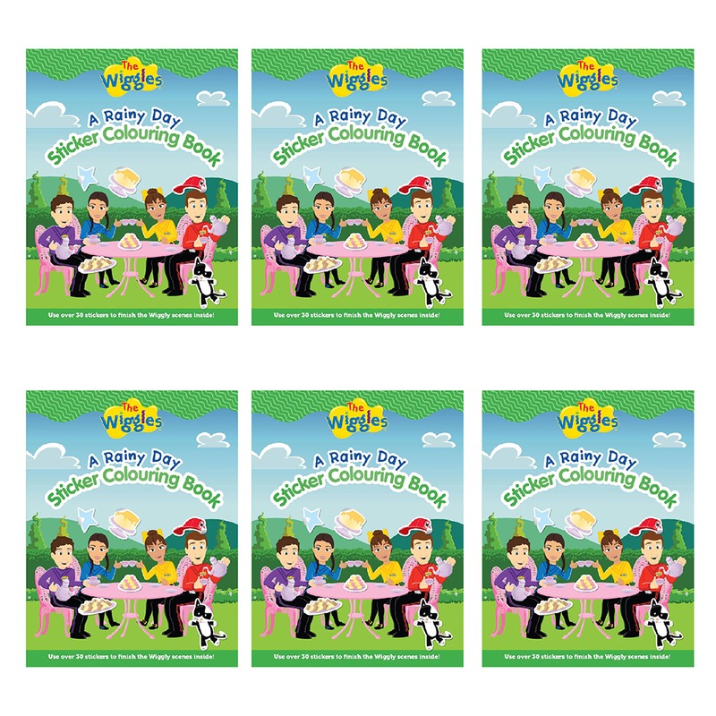 Buy 6x Five Mile The Wiggles A Rainy Day Kids Sticker Colouring