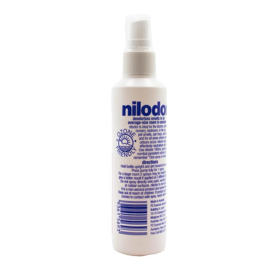 6x Nilodor Home/Room Air Freshener Spray Mist Deodoriser Odour Eliminator 100ml