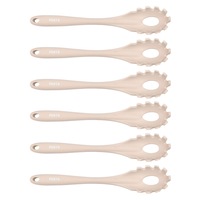 6x Porto Zest Silicone 28cm Pasta Server Kitchen Food/Spaghetti Cooking Utensil