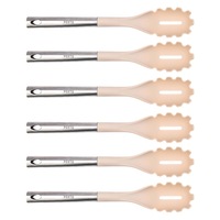 6x Porto Zest Stainless Steel 40cm Spaghetti Server Kitchen Cooking Utensil