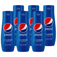 6x Sodastream 440ml Pepsi Flavour Soda/Sparkling Water/Drink Syrup/Mix Makes 9L