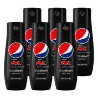 6x Sodastream 440ml Pepsi Max No Sugar Soda/Sparkling Water Syrup/Mix Makes 9L