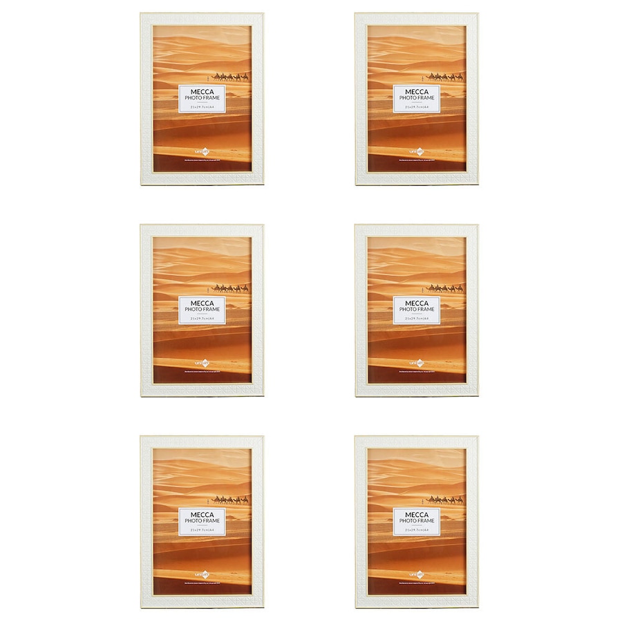 6x Unigift Mecca Photo/Picture Frame Portrait Display Home Desk Decor A4 Assort