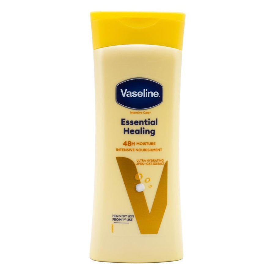 6x Vaseline 400ml Intensive Care Body Lotion Essential Healing For Dry Skin