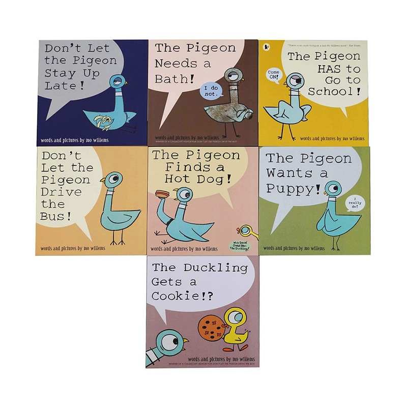 Buy 7pc Walker The Mo Willems Pigeon Story Bedtime Reading Book ...