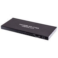 HDMI8SPV2 8-Way HDMI Splitter 18gbps Full HD 4K/2K/1080p/HDCP2.2/5W/3D/HDR/EDID