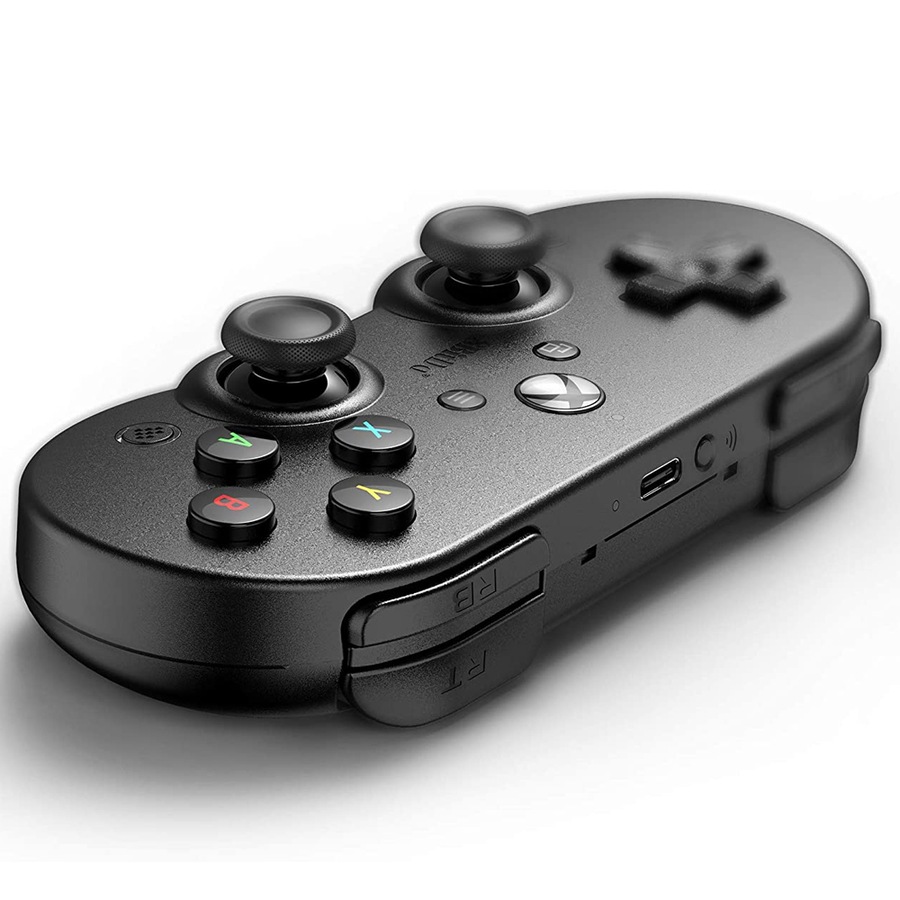 8BitDo SN30 Pro Wireless Bluetooth Controller w/ Clip For Android Xbox Black