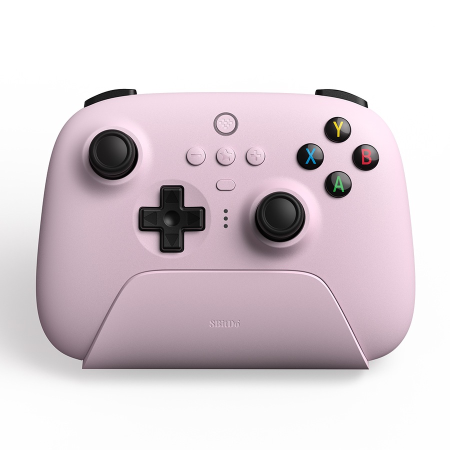 8BitDo Ultimate 2.4G Wireless Gaming Controller And Charging Dock w/Dongle Pink