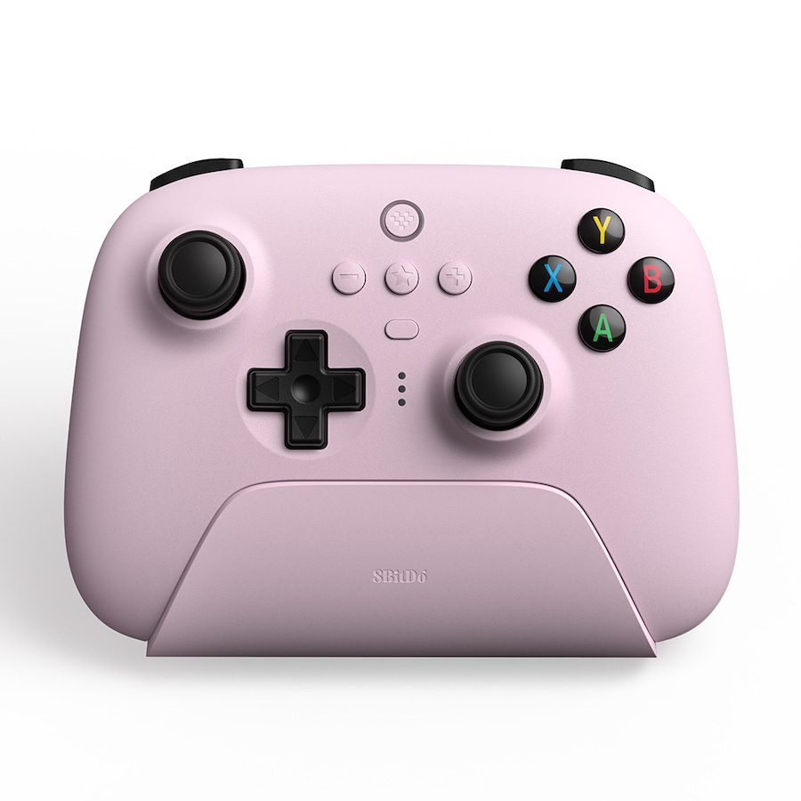 8BitDo Ultimate 2.4G Wireless Gaming Controller And Charging Dock w/Dongle Pink