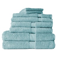 8pc Canningvale Royal Splendour Home Decor Bathroom Bath Towel Set Aqua Foam
