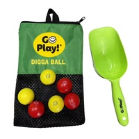 8pc Go Play Digga Ball/Scooper/Carry Bag Kids Outdoor Fun Play Beach Toy 5y+