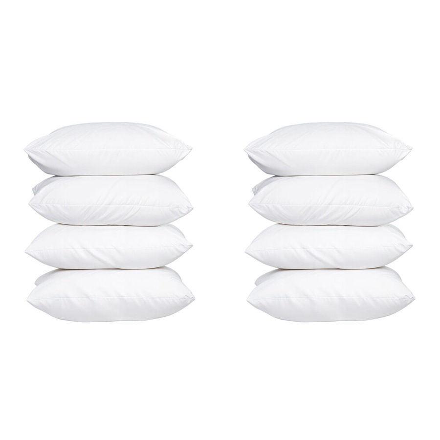 8pc Hacienda Hypoallergenic & Antibacterial Comfortable 100% Cotton Pillow