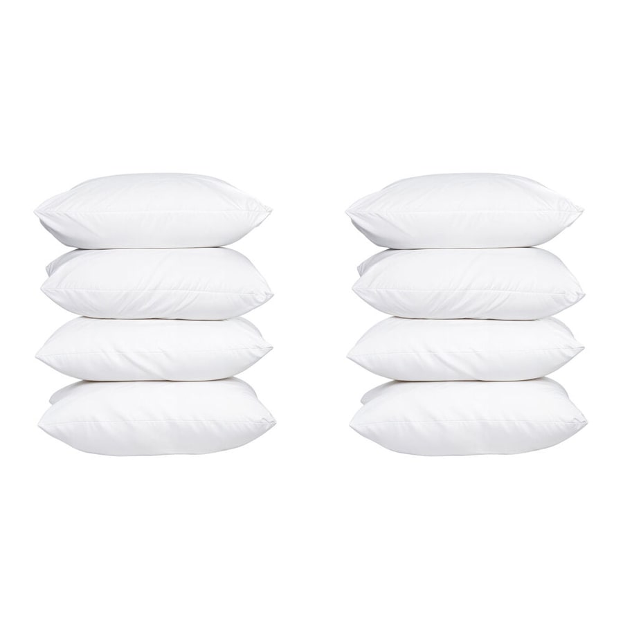 8pc Hacienda Hypoallergenic & Antibacterial Comfortable 100% Cotton Pillow