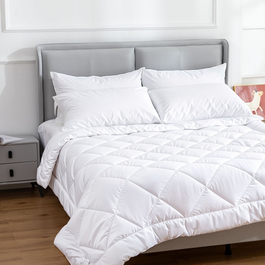 8pc Hacienda Hypoallergenic & Antibacterial Comfortable 100% Cotton Pillow