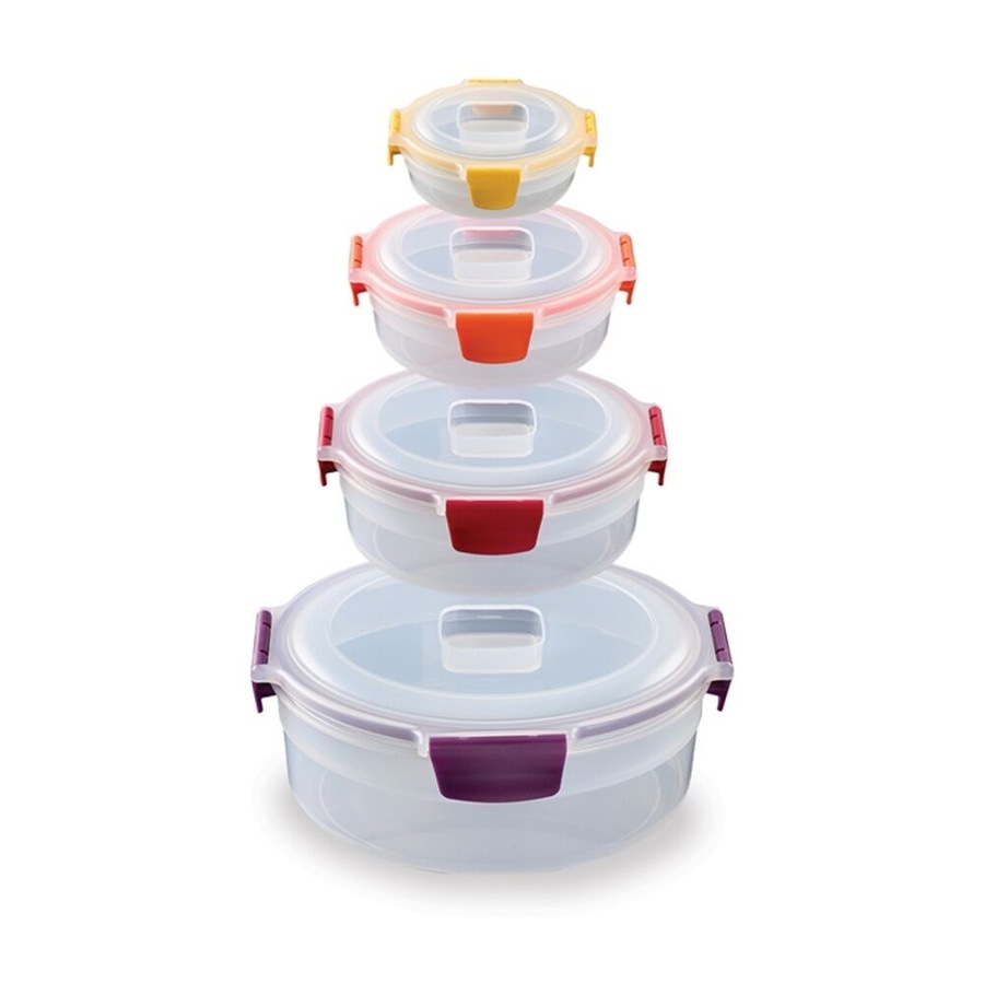 8pc Joseph Nest Lock Airtight Food Storage Container Set Multicolour