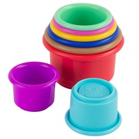 8pc Lamaze Pile & Play Cups Baby/Toddler Educational Plastic Stacking Toy 6m+