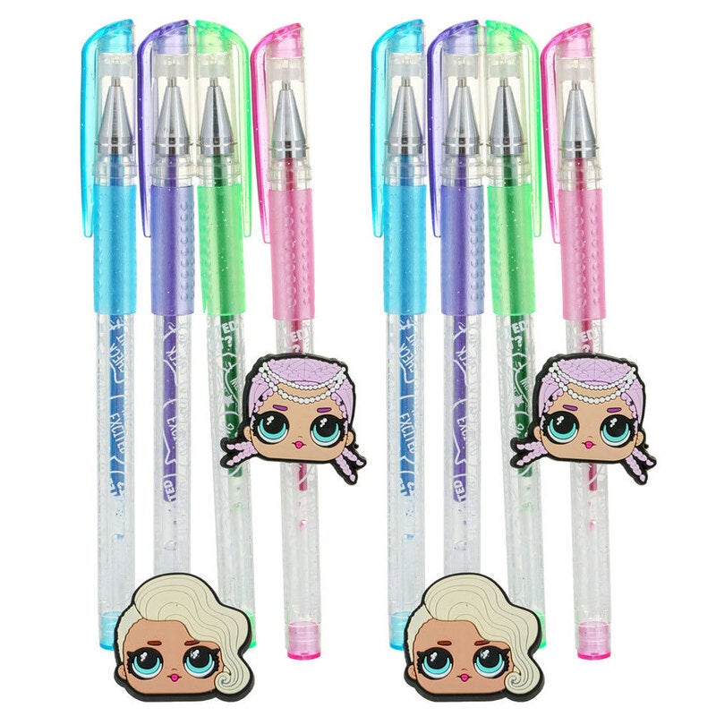 8pc LOL Surprise Multi Coloured Glitter Pens Drawing/Sketch Markers f/ Kids 3y+