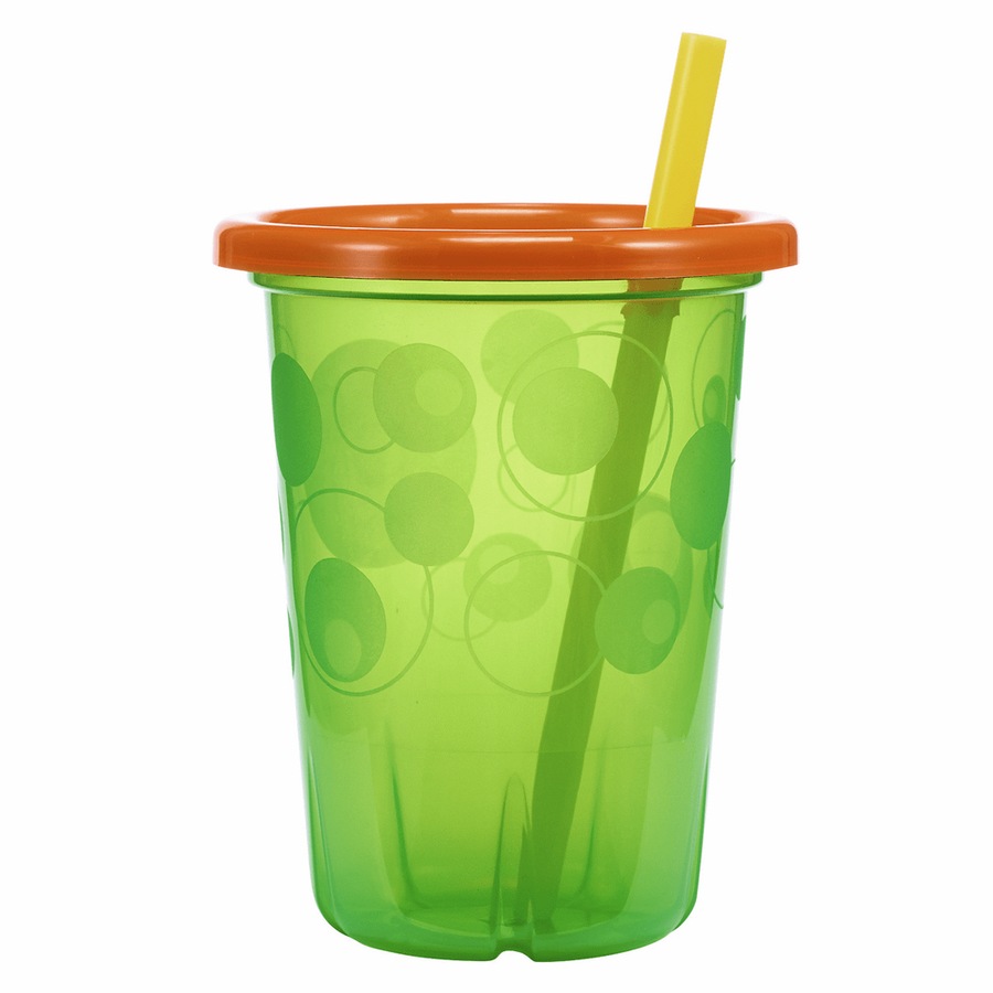 8pc The First Years Take & Toss 10oz/296m Straw Sipper/Sippy Cups Kids 18m+