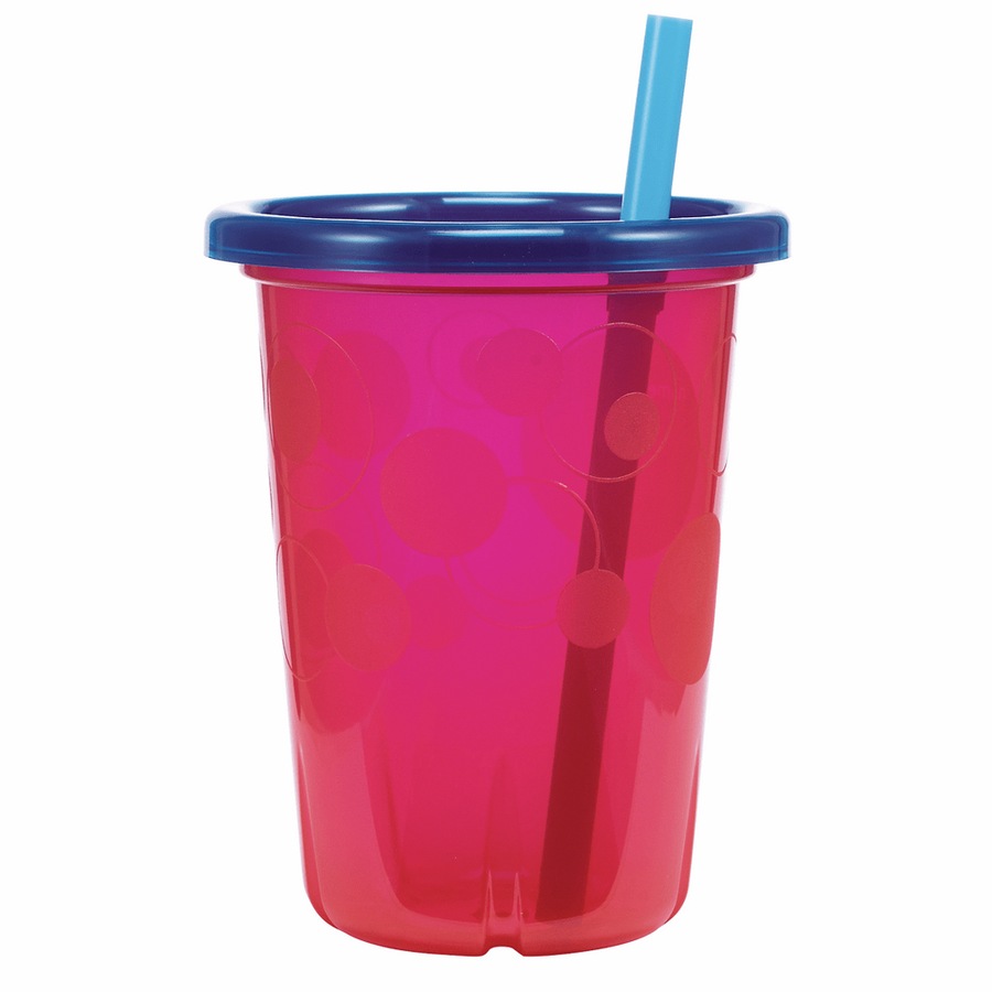 8pc The First Years Take & Toss 10oz/296m Straw Sipper/Sippy Cups Kids 18m+
