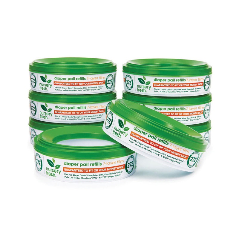 Buy 8PK Munchkin Nursery Fresh Diaper Bin Refills for Diaper Genie