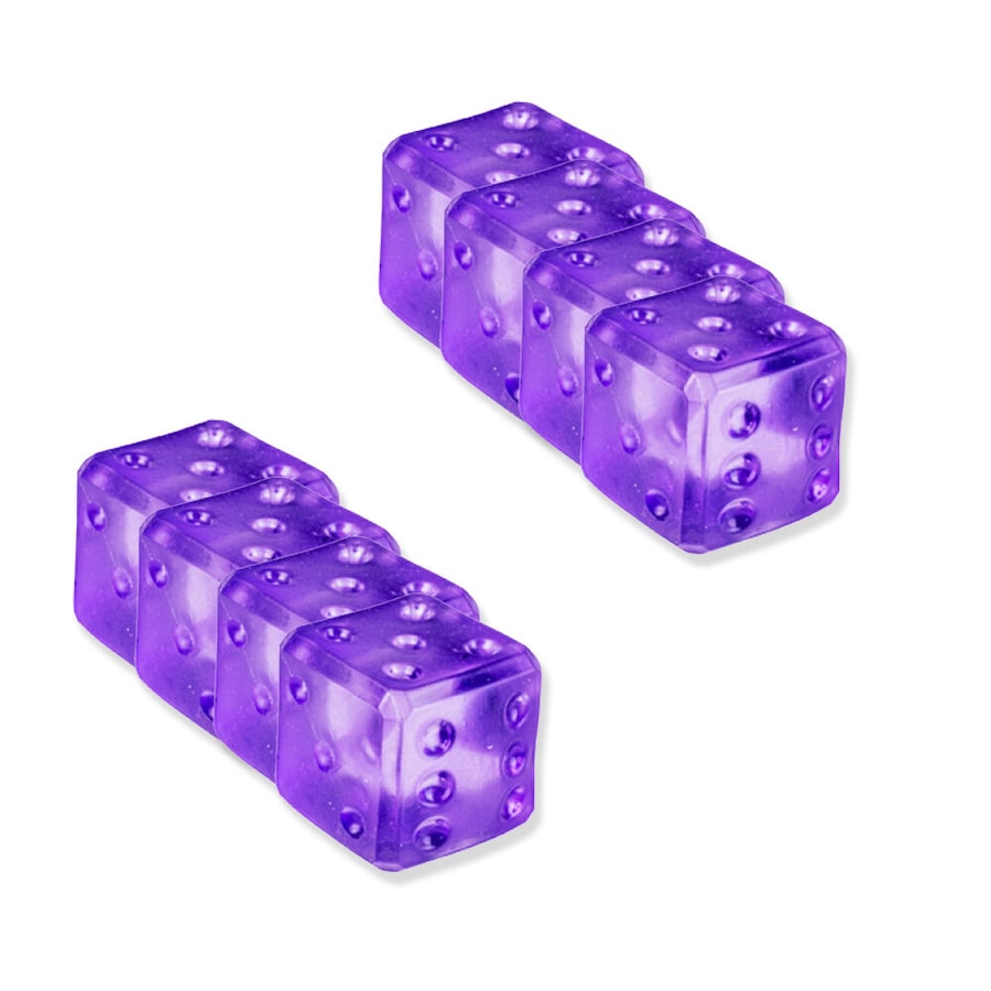 8PK Smooshos Super Squeeze Dice Soft Multi-Coloured Squishy Toy Assorted
