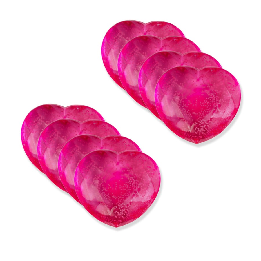 8PK Smooshos Super Squeeze Gid Heart Soft Multi-Colour Squishy Toy Assorted