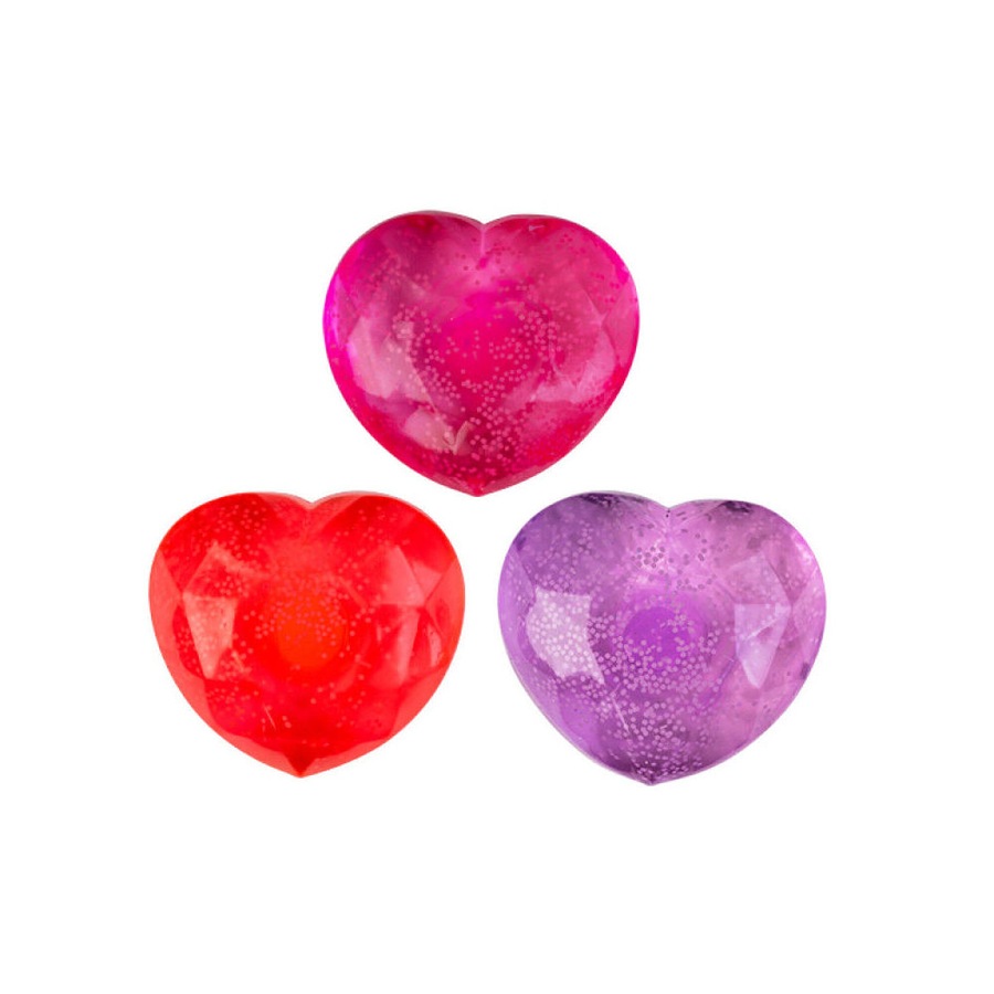 8PK Smooshos Super Squeeze Gid Heart Soft Multi-Colour Squishy Toy Assorted