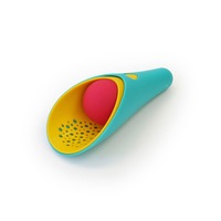 3pc Quut Cuppi 15.6cm Beach Toys Shovel/Sieve/Ball for Kids Lagoon Green/YL/RD