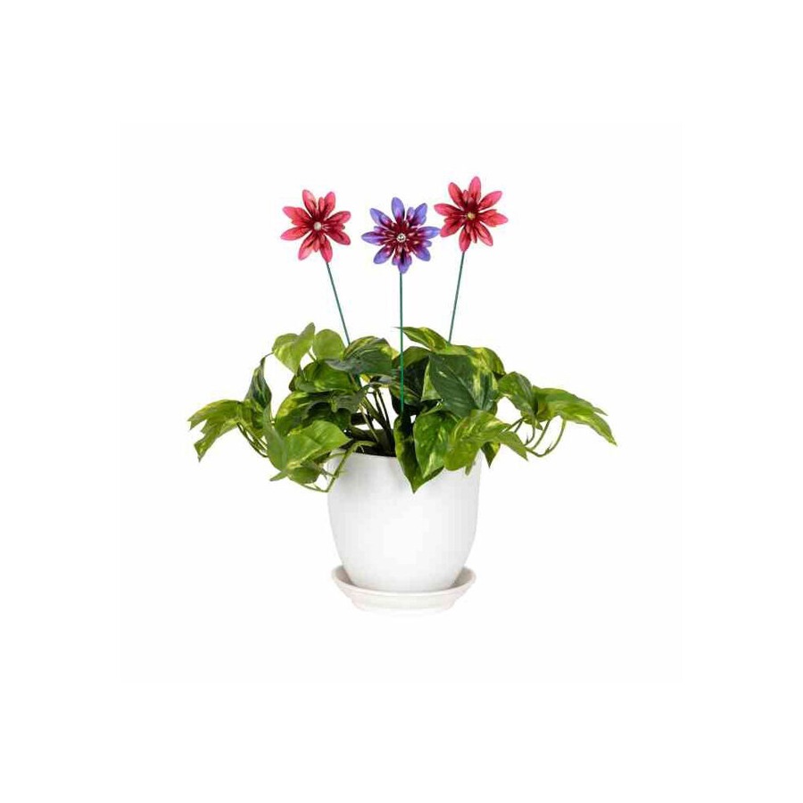 Flower Sticks Small Outdoor Decoration 36cm Multicoloured Assorted