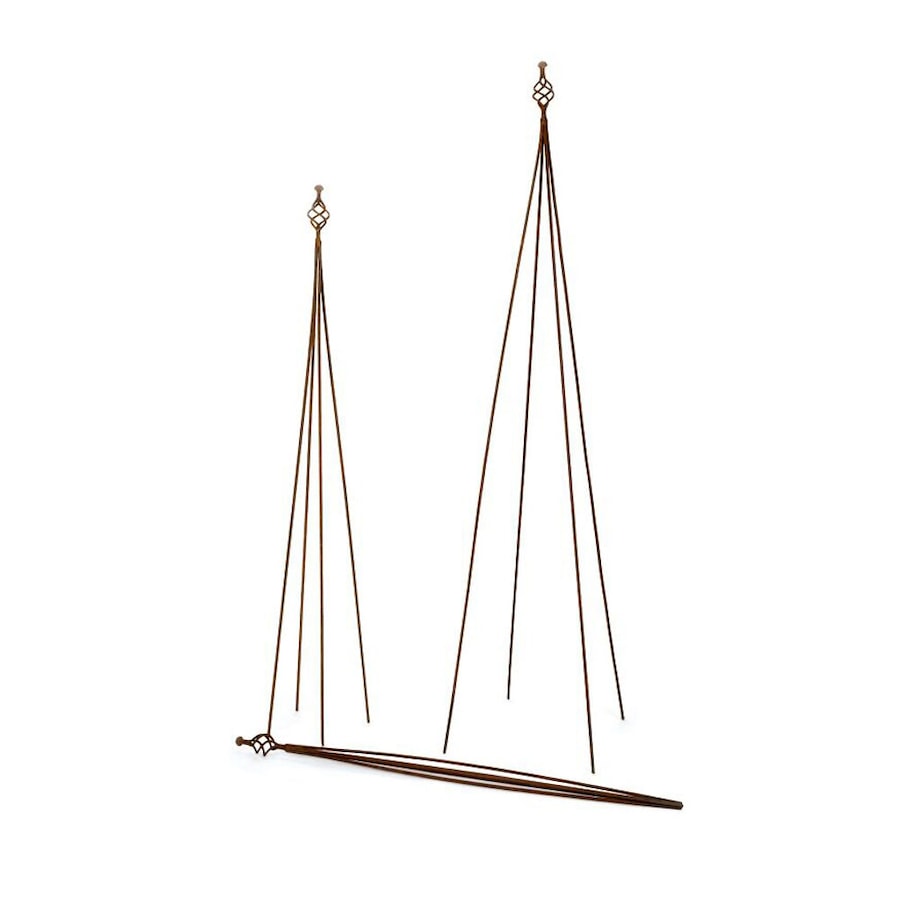 Metal Garden Stake Support Large Plant Support Pole 170cm Rust