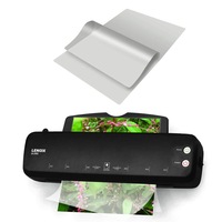 A3 Paper Hot Laminator Office/Business/Home w/50 Plastic Pouch Laminating Sheets