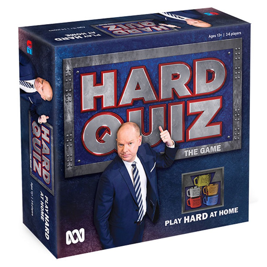 ABC Hard Quiz The Game Trivia/Questions Family Board/Card Game 3-6 Player 13y+