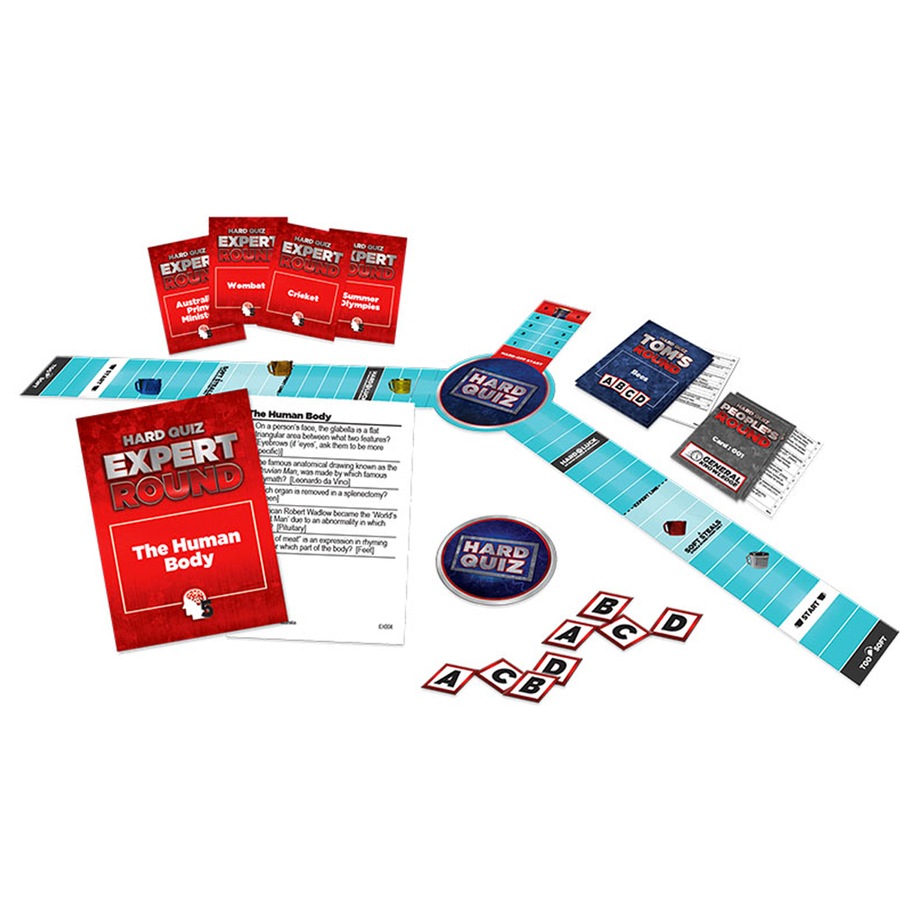 ABC Hard Quiz The Game Trivia/Questions Family Board/Card Game 3-6 Player 13y+