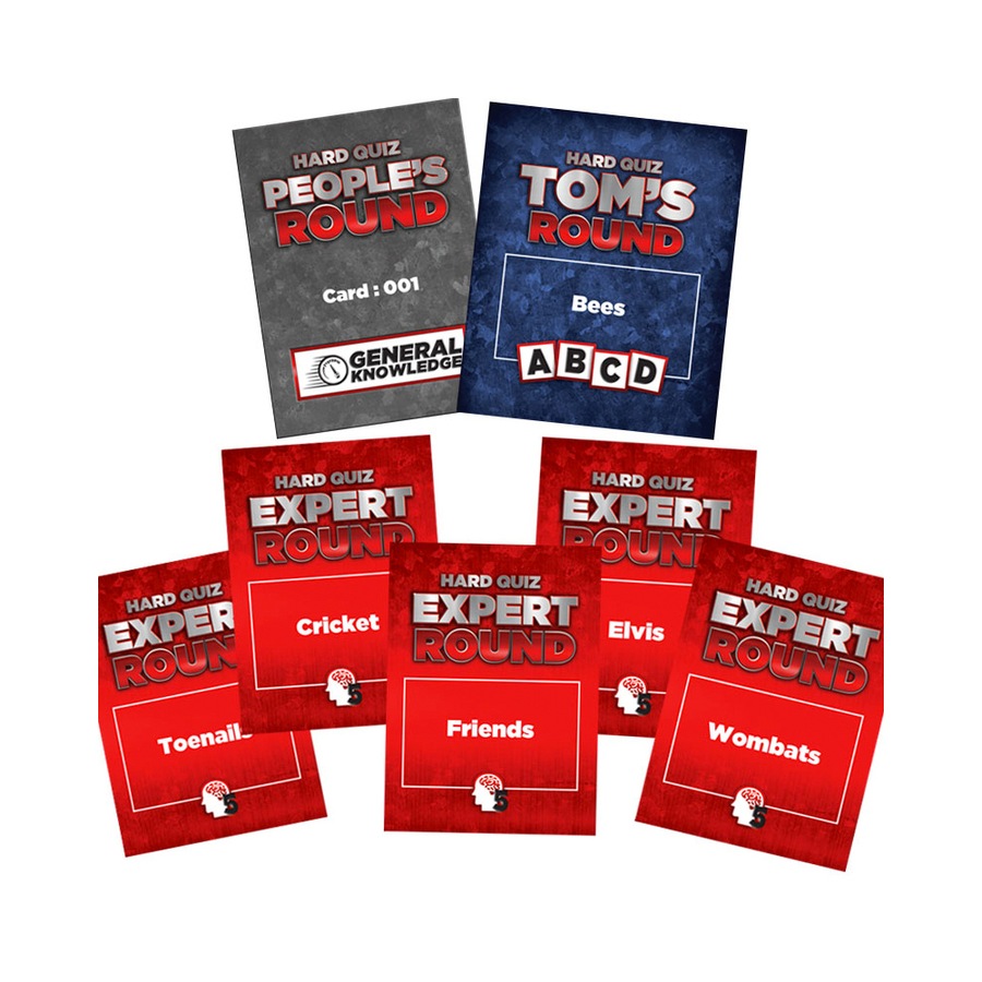 ABC Hard Quiz The Game Trivia/Questions Family Board/Card Game 3-6 Player 13y+