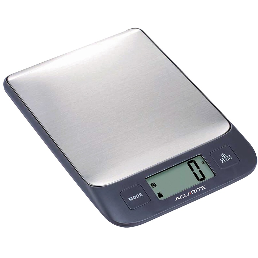 Acurite Stainless Steel Digital Kitchen Scale 1g/5kg Cooking Instrument