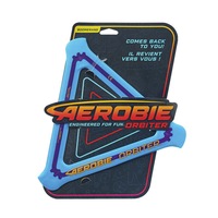 Aerobie Orbiter Boomerang Kids Flying Disc Outdoor Fun Play Toy Blue