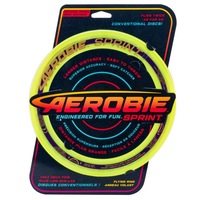Aerobie Sprint 25cm Flying Ring Flying Disc Outdoor Fun Play Beach Toy Geren 7y+