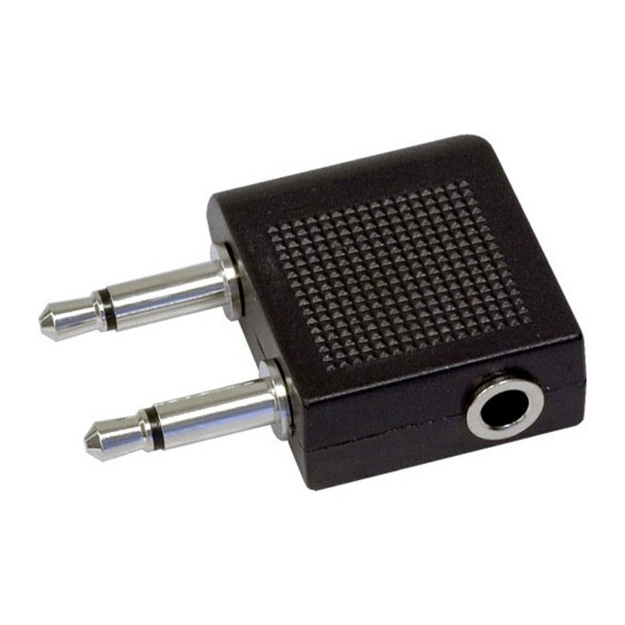 3.5mm Jack Audio Headphones/Earphone Adapter for Aeroplane/Airplane/Plane/Travel