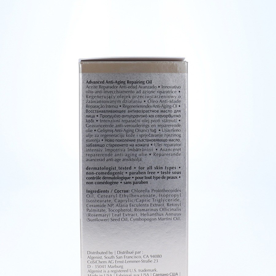 Algenist Advanced Anti-Aging Repairing Oil 30ml Face Skincare w/ Microalgae