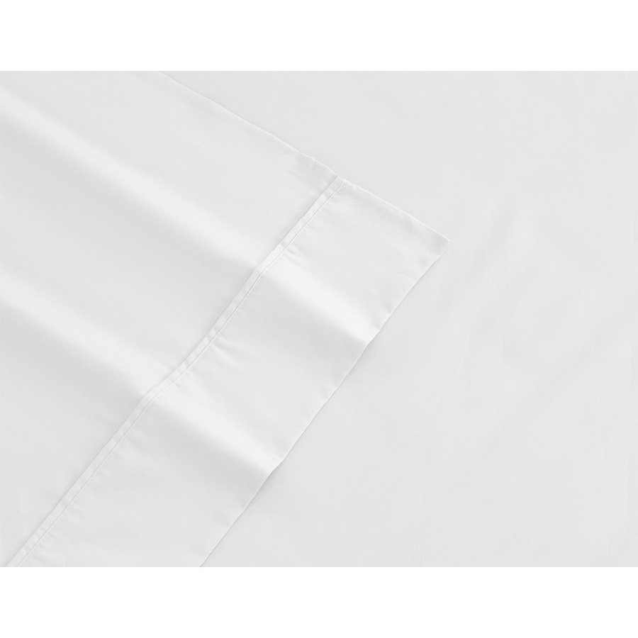 Algodon Queen Bed Fitted Sheet Set w/ Pillowcases 500TC Organic Cotton White