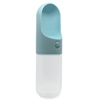 Alpha 400ml Portable Pet Dog/Cat Drinker Water Dispenser Silicone/Rubber Blue