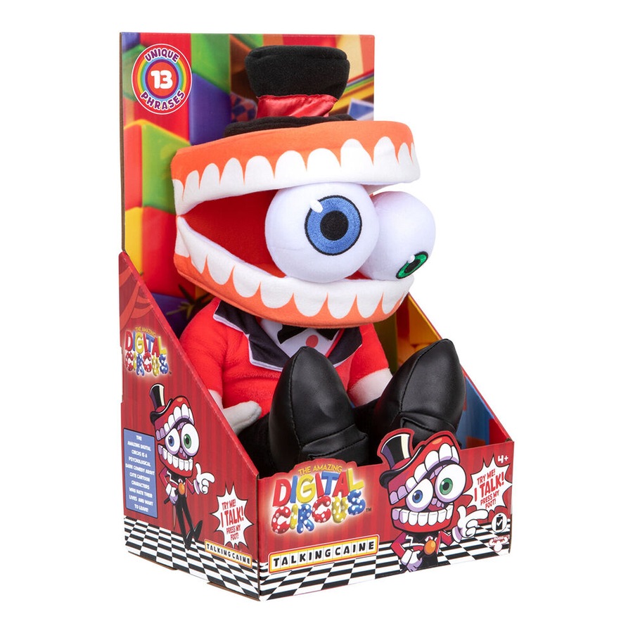 Amazing Digital Circus the Sound Effects Plush Talking Caine Toy