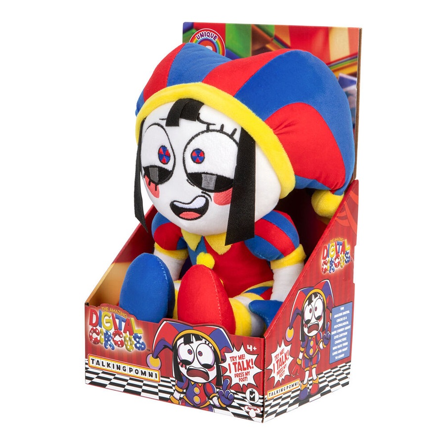 Amazing Digital Circus the Sound Effects Plush Talking Pomni Toy