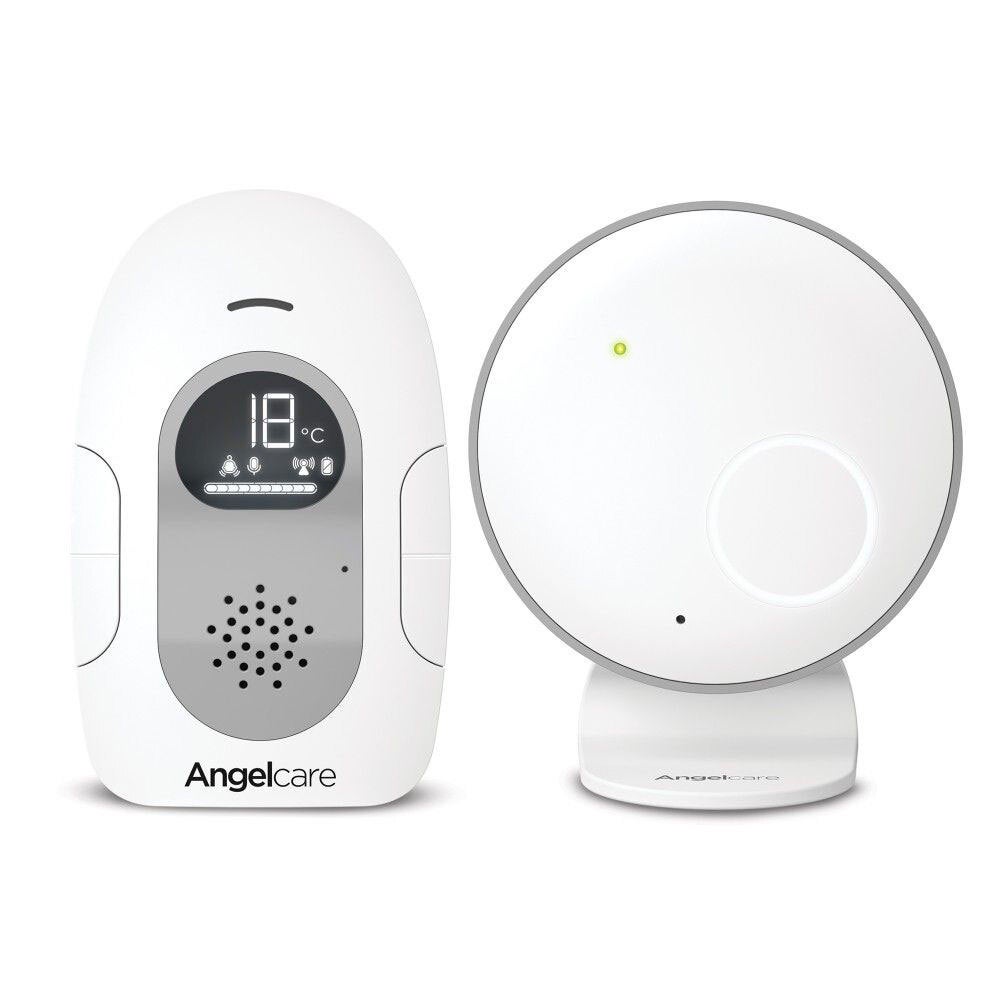 Angelcare Nursery Rechargeable Baby Sound Monitor w/Temperature Indicator/LED
