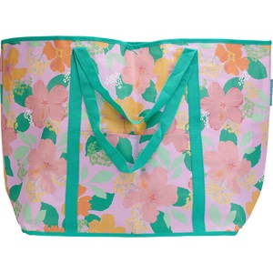 Annabel Trends Jumbo Beach Bag Outdoor Fashion Travel Tote 72x47cm Hibiscus