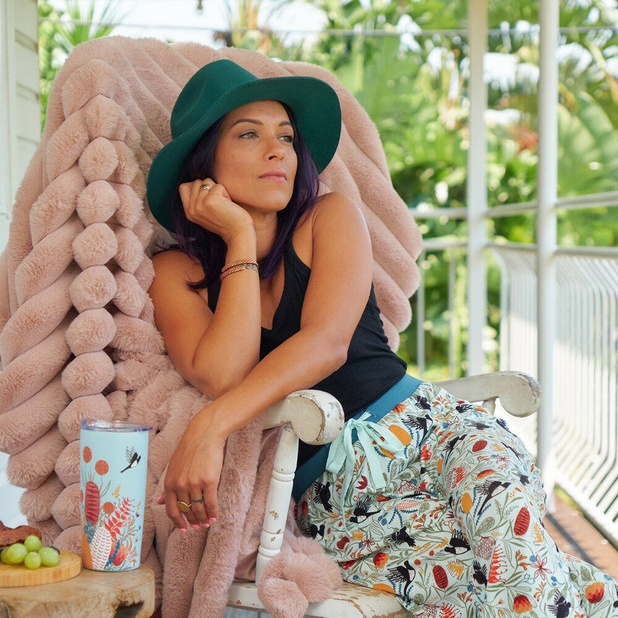 Annabel Trends Ribbed Fur Throw Blanket Sofa/Home Decor 130x160cm Dusty Pink