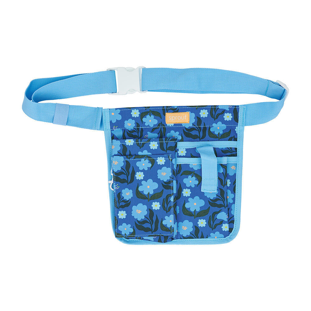 Annabel Trends Sprout Half Waist Garden Tool Holder Belt Bag Nocturnal Blooms