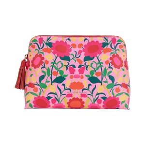 Annabel Trends Vanity Bag Women Cosmetic Case Large 25x18cm Flower Patch