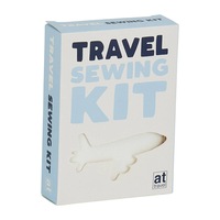 Annabel Trends Vegan Leather AT Travel Portable Sewing Kit 12x18cm White